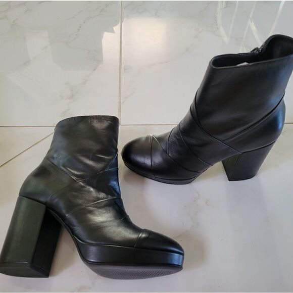 New Alberto Fermani Ankle Chunky Heel Boots size 40 9 - Picture 4 of 11